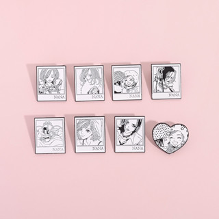 Clássico Japonês Anime Meninas Oosaki Nana Broche Pinos Dos Desenhos Animados De Metal Crachá Mochila Acessórios Present em Oferta na Shopee