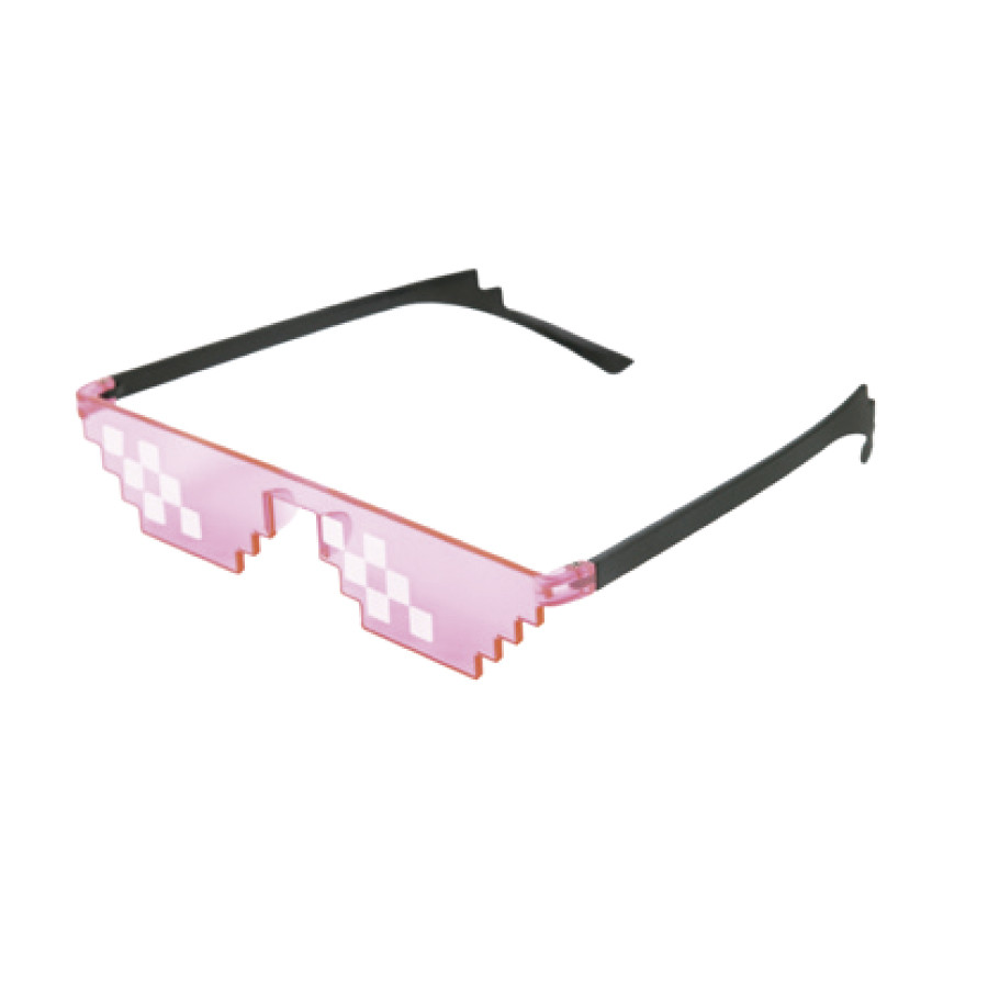 Acessório Óculos Gamer Pixel - Rosa - 01 unidade - Cromus -
