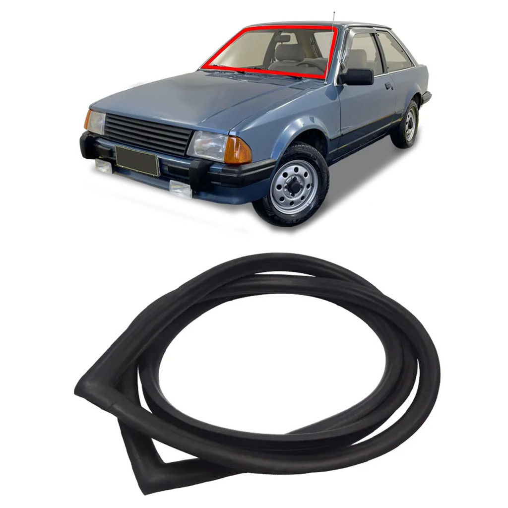 BORRACHA PARABRISA ESCORT 83 A 92 VERONA 87 A 92 APOLLO 90 A 92 ESCORT HOBBY 92 A 95