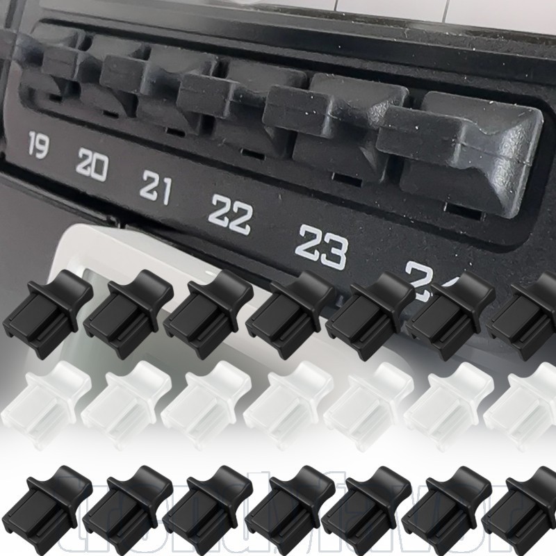 40 Unidades De Portas RJ45 De Computador Plugues Antipoeira-Tampa De Proteção De Porta Ethernet Protetora De Entrada-Ace em Oferta na Shopee
