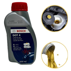 Fluido De Freio Dot 4 Bosch 500ml Original Para Carro E Moto