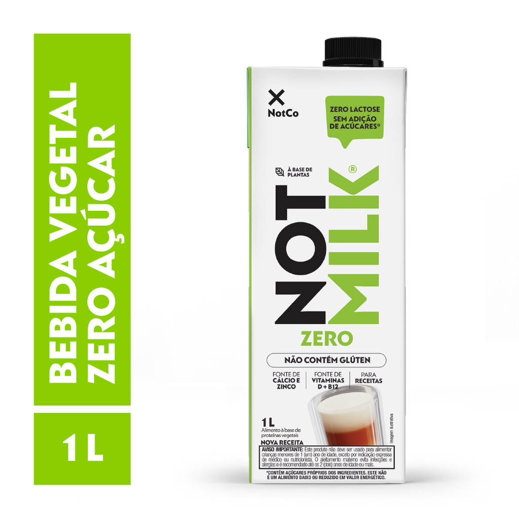 Bebida Vegetal NotCo NotMilk Zero Adição de Açucar 1L em Oferta na Shopee