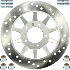Disco de freio dianteiro CG125 Titan 2000 a 2004 com parafusos