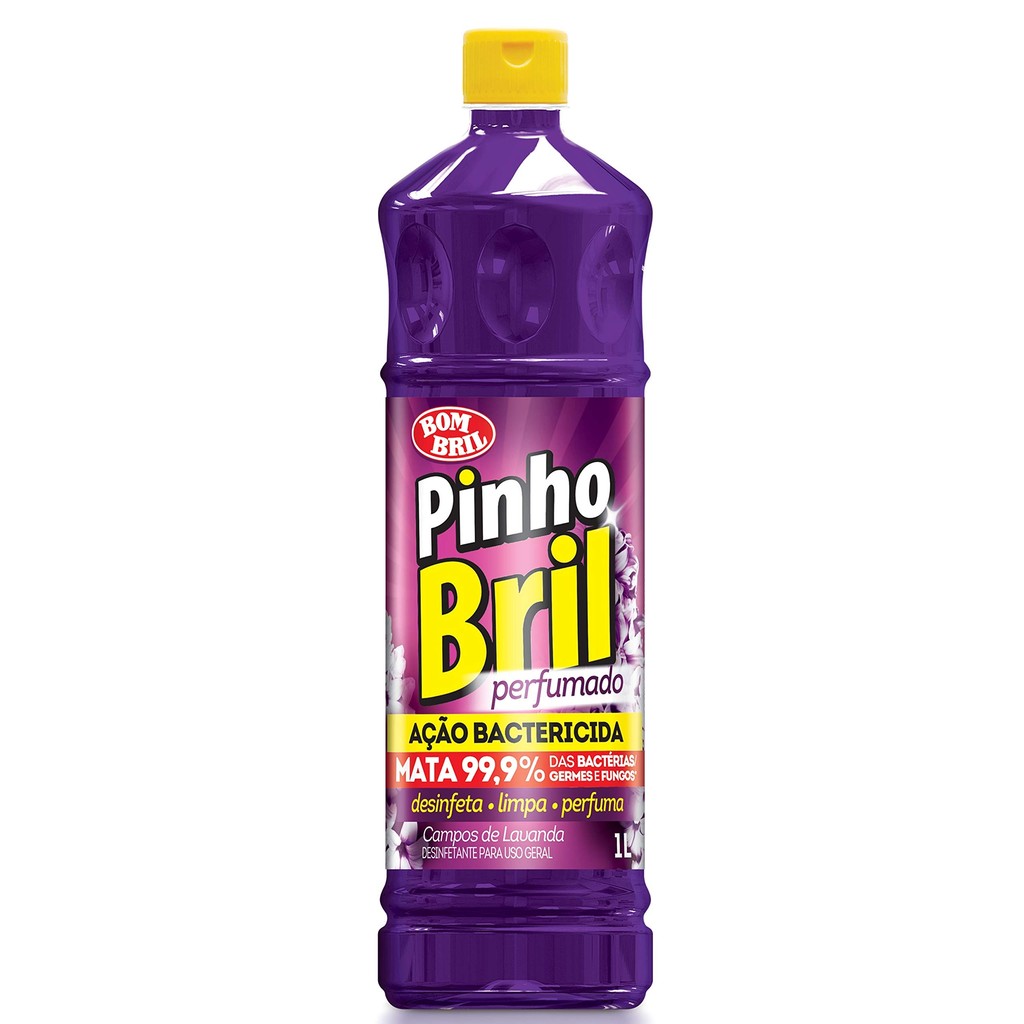 Detalhes do Desinfetante Pinho Bril Campos de Lavanda 1000ml