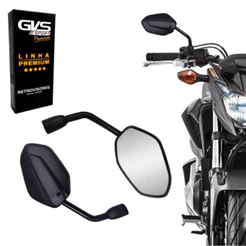 Retrovisor Gvs Modelo Sahara 300 Linha Premium Convexa