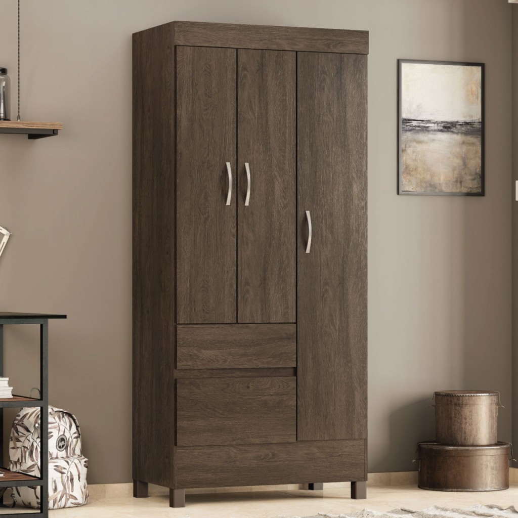 Guarda-Roupa Wind 3 Portas em Oferta na Shopee