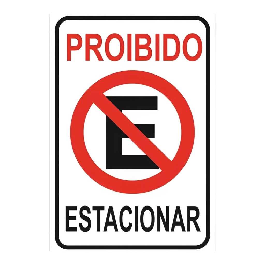 Placa Proibido Estacionar Garagem Guincho 20x30