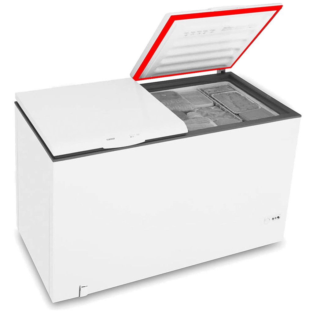 Gaxeta Borracha Freezer H50C Para Electrolux 66x75
