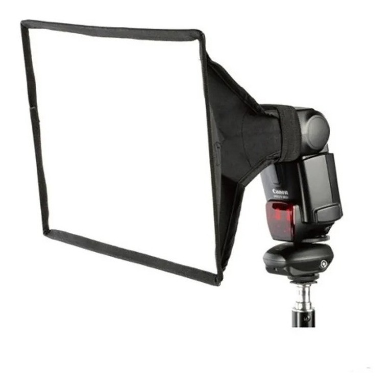 Difusor De Flash Retangular 20x30cm Softbox Dobrável