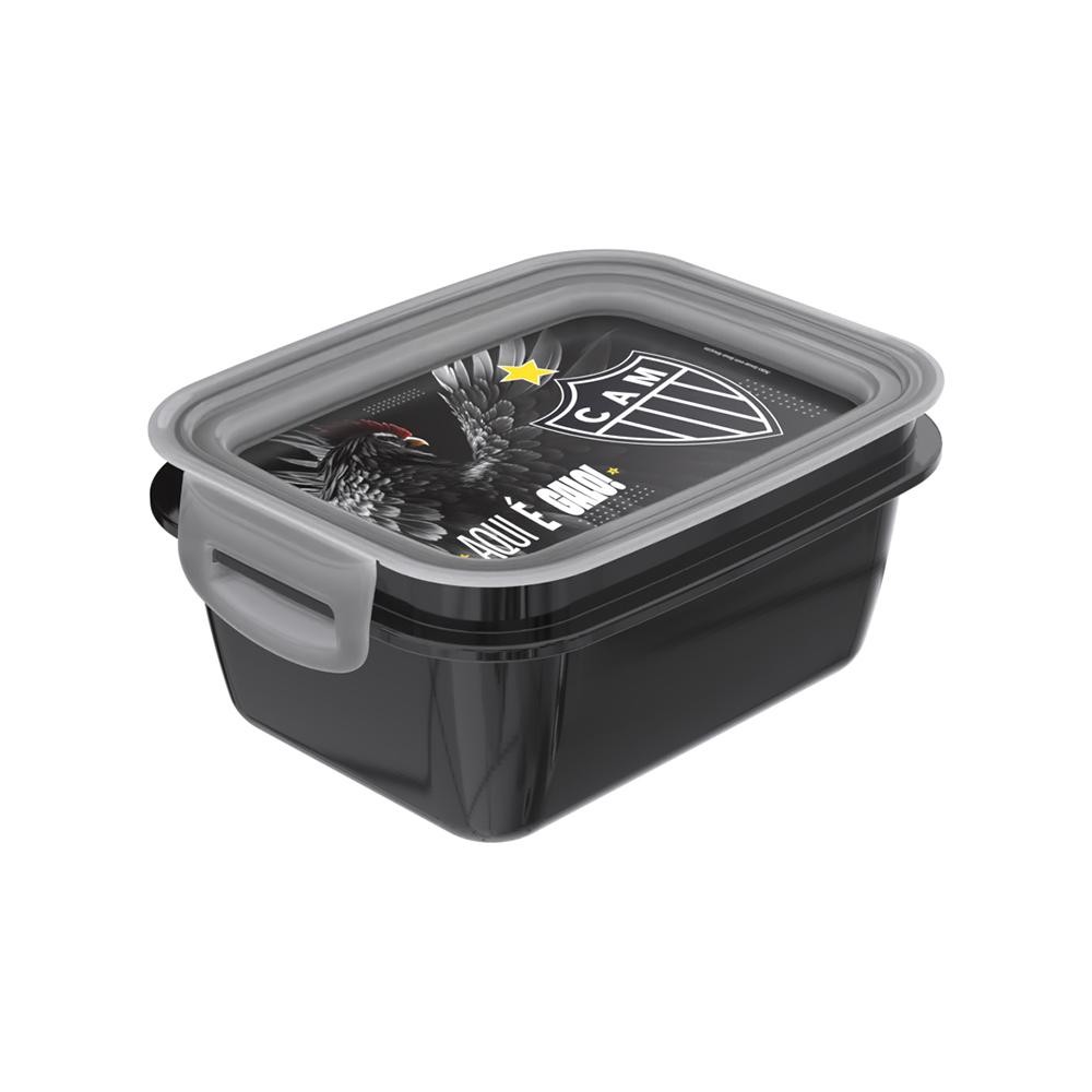 Marmita de Plástico 850mL Atlético Mineiro Oficial Plasutil - Home & Living