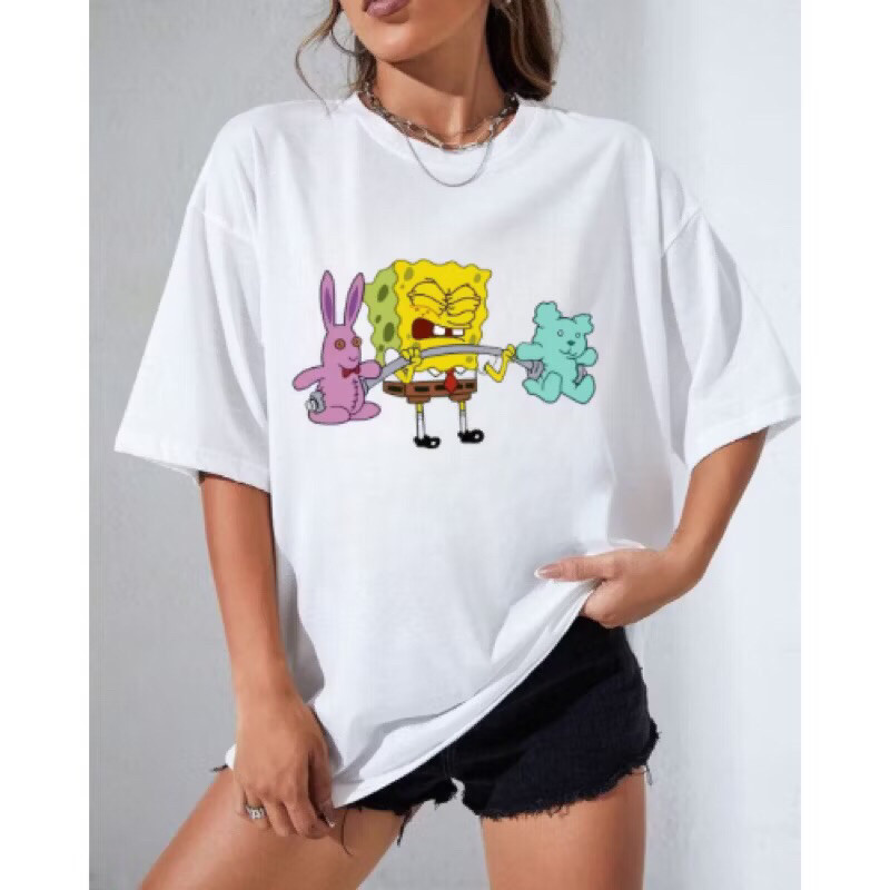 camiseta camisa Bob esponja Treino fofo  Personagem Tshirt Academia MemeCamiseta/Blusa Bob Esponja – Estilo Divertido pa