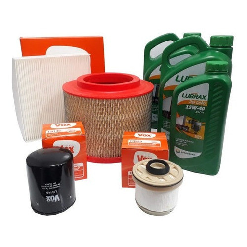 Kit Troca de Óleo e Filtros - Toyota SW4 3.0 2005 A 2010 - 15W40 Lubrax 08 Litros