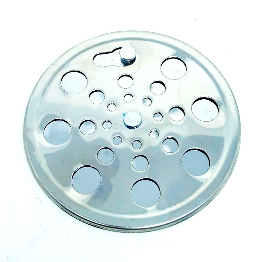 Tampa P/ Ralo Grelha Redonda Anti-Inseto Anti-Odor Banheiro Lavabo Chão 10cm Abre/ Fecha Cromado em Oferta na Shopee