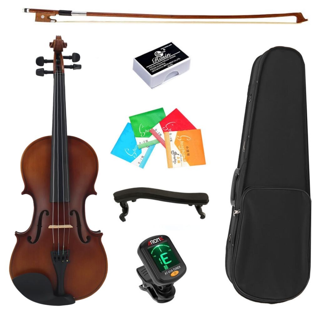 Violino MARINOS Regulado Luthier Artesanal 4/4 Germany + Espaleira + Afinador + Cordas Extra