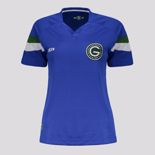 Camisa Gr33n Goiás Treino CT 2024 Feminina Azul em Oferta na Shopee