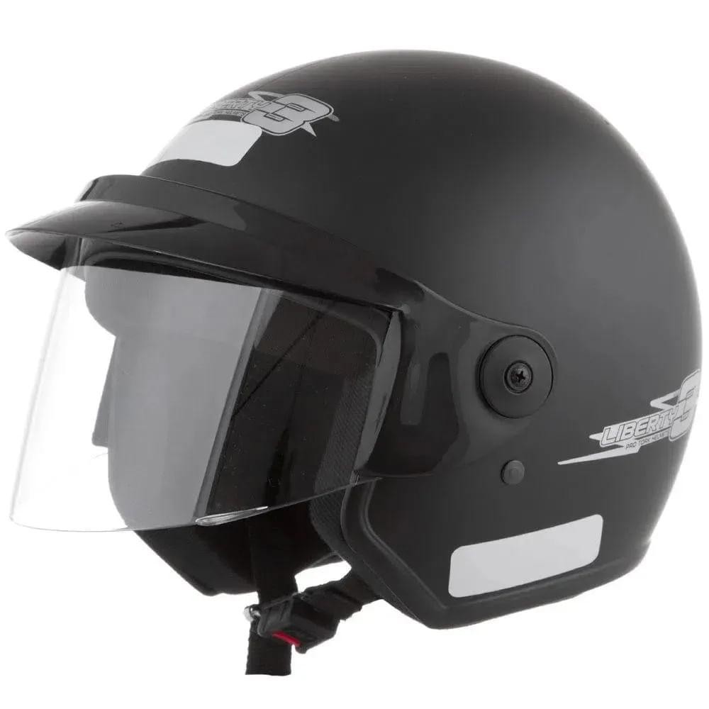 Capacete Moto Liberty Three Pro Tork Tam 58 Fechado Preto - Spare Parts and Accessories for Vehicles