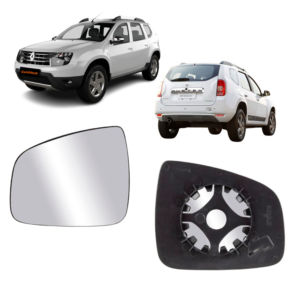 Espelho Retrovisor Duster 2011 2012 2013 2014 + Base Aplique