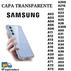Capa Transparente TPU Anti Shock Para Samsung