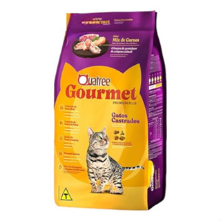 Ração Quatree Gourmet Gatos Castrados Mix De Carnes 3kg em Oferta na Shopee