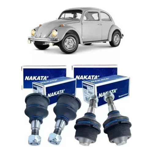 Pivôs Terminais de Direção - Fusca Brasilia Variant - Nakata N111-N112 em Oferta na Shopee