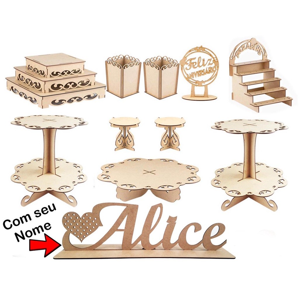 Kit Festa Provençal Decoração Aniversário Com seu nome Personalizado em Oferta na Shopee