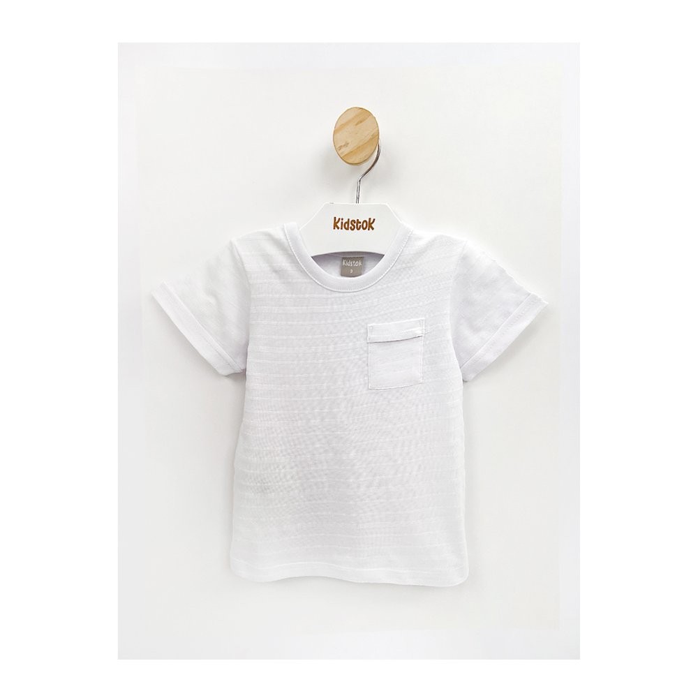 Camiseta Menino Malha Texturizada - Kidstok em Oferta na Shopee