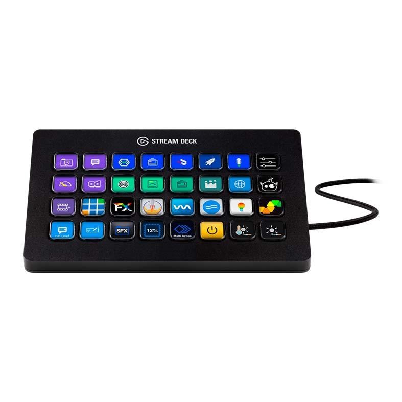 Stream Deck Elgato XL 32 Teclas USB Preto, 10GAT9901