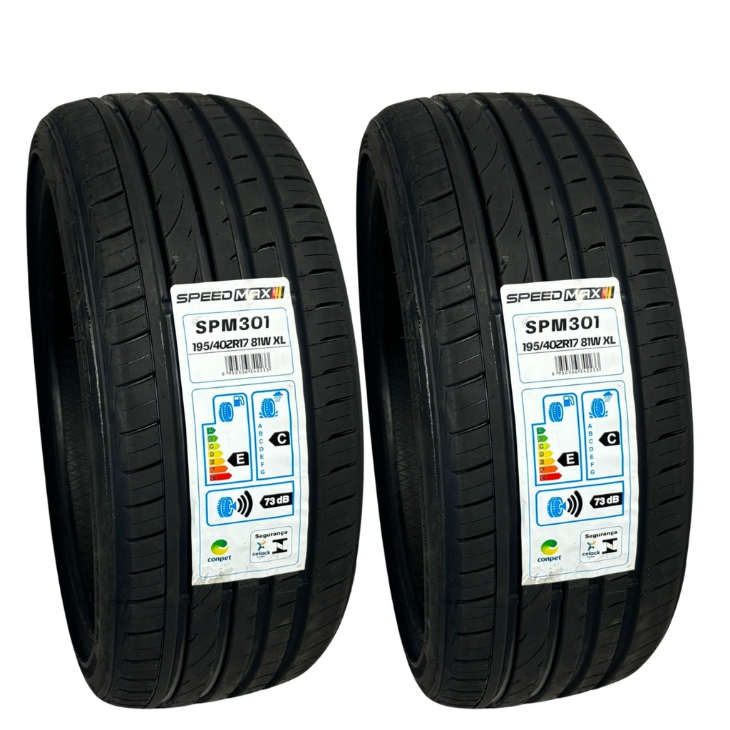 KIT 2 PNEUS NOVOS 195/40R17 81W SPM301 SPEEDMAX ARO 17 CARROS BAIXOS REBAIXADOS PERFIL BAIXO em Oferta na Shopee