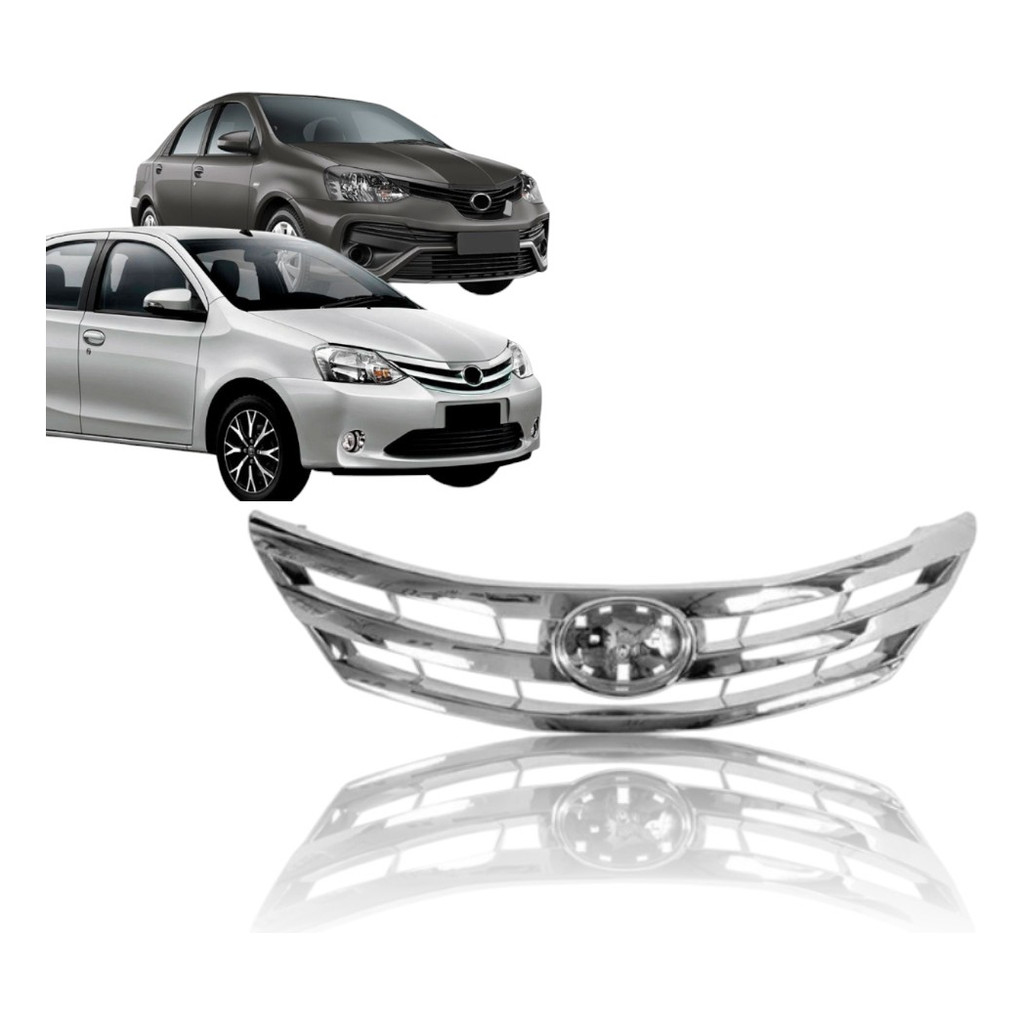 Grade Toyota Etios 2012 A 2017 Dianteira Cromada Original
