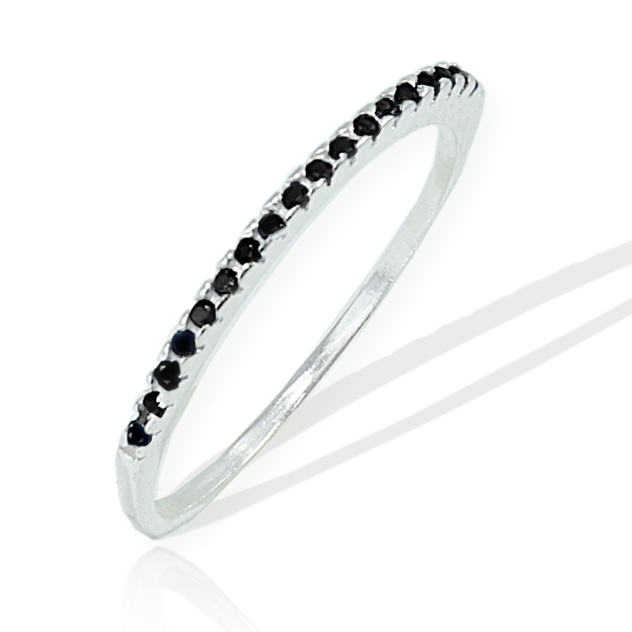 Anel Zircônia Preta - Comprar com Melhor Preço em Anéis