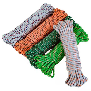 Corda de Poliéster 4mm x 10m Resistente para Cargas, Camping, Varal, Artesanato – Várias Cores em Oferta na Shopee