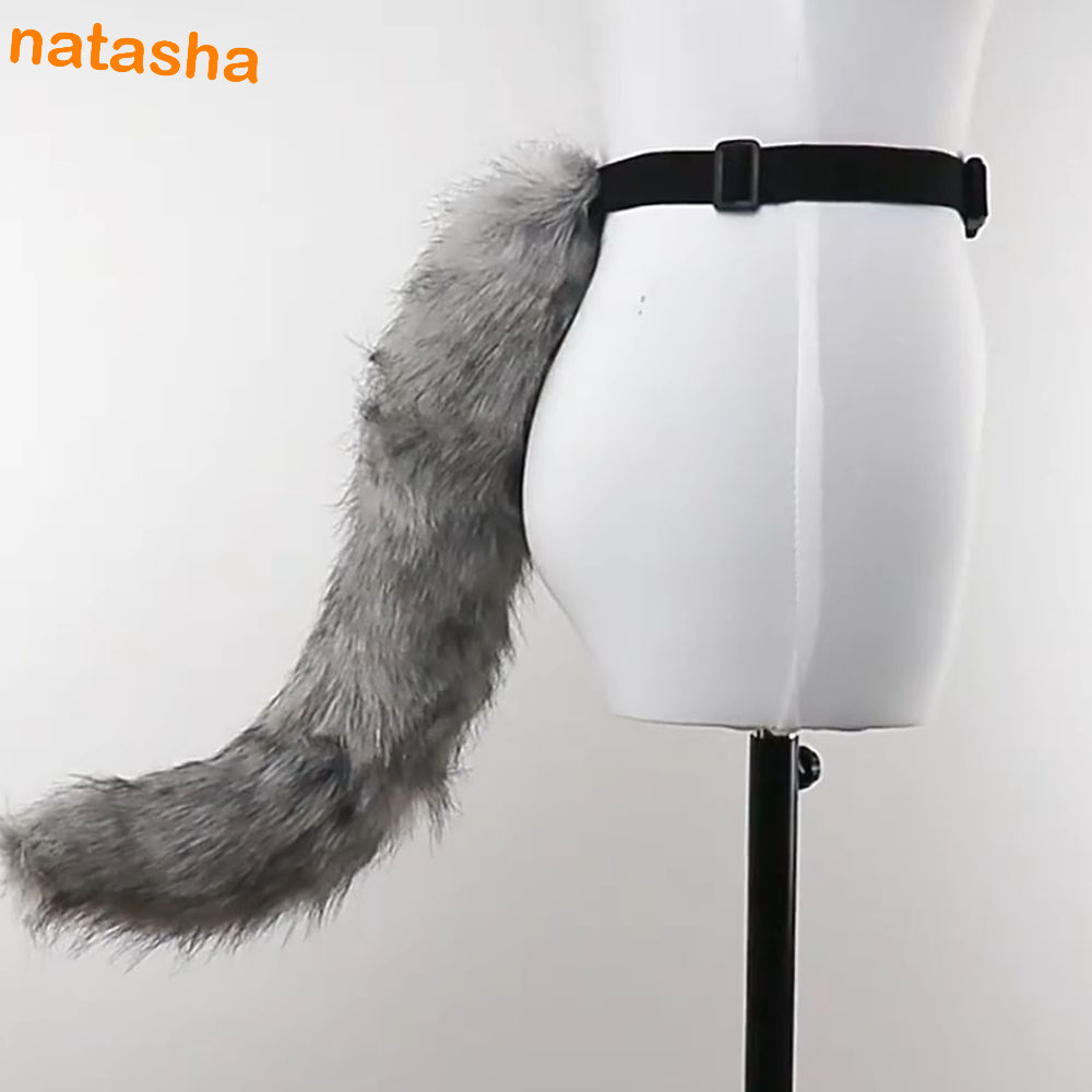 Adereços De Cosplay De Animais De Halloween NATASHA , Cauda Longa Com Fivela , Acessórios , Multicoloridos