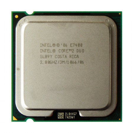 Processador Core 2 Duo Intel SLB9Y 775 E7400 OEM Seminovo