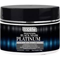 Máscara Matizadora e Tonalizante Black Platinum Toplife 250