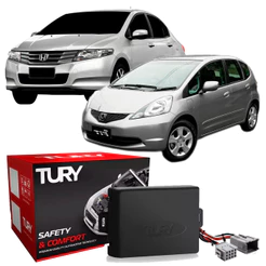 Módulo Subida e Descida De Vidro para Honda City e Fit de 2009 até 2014 - Tury PRO 4.8 A