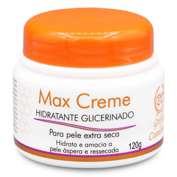 KIT COM 7 UNIDADES DE Creme hidratante Glicerinado Max Creme - Griffin - 250gr