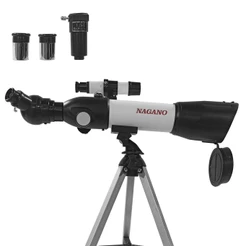 Telescópio Refração Astronômico 350x60mm - 180x com Tripé
