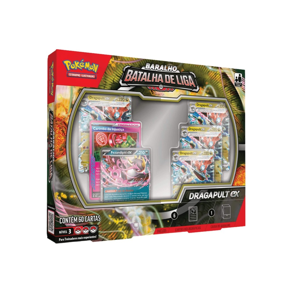 Deck Batalha de Liga Pokemon Dragapult EX Copag - 35245 - Hobbies & Collections