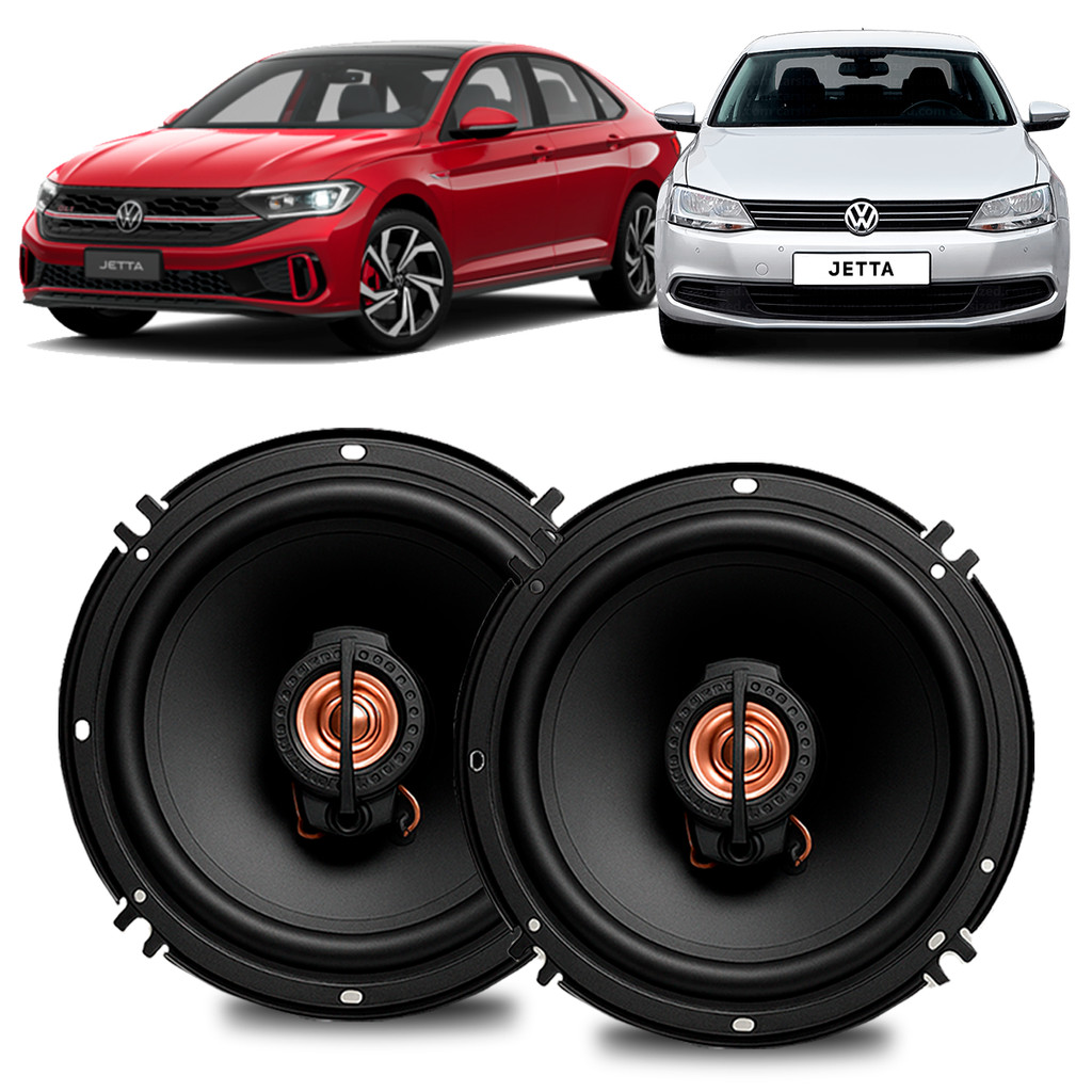 Kit Par Som Alto Falante 6 Polegadas Premium Jetta Vw Potente 240w 4Ohms Triaxial em Oferta na Shopee