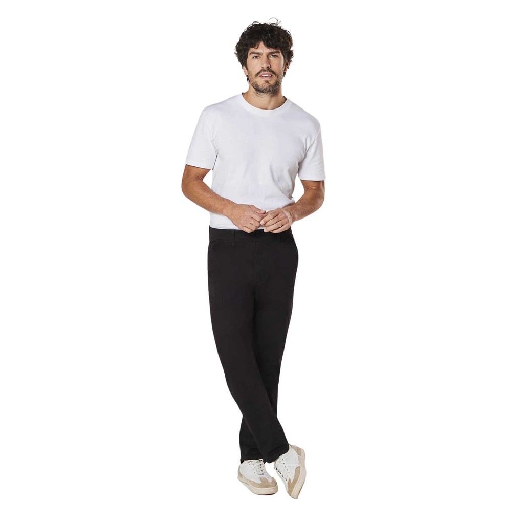Calça de sarja masculina max denim casual fit max denim