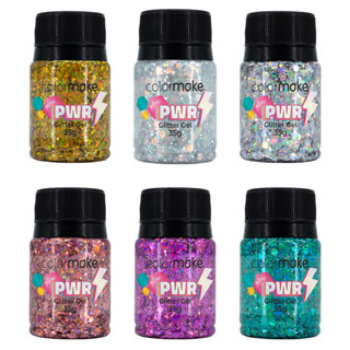 Brilho Glitter Gel Glow Power ColorMake 35g em Oferta na Shopee