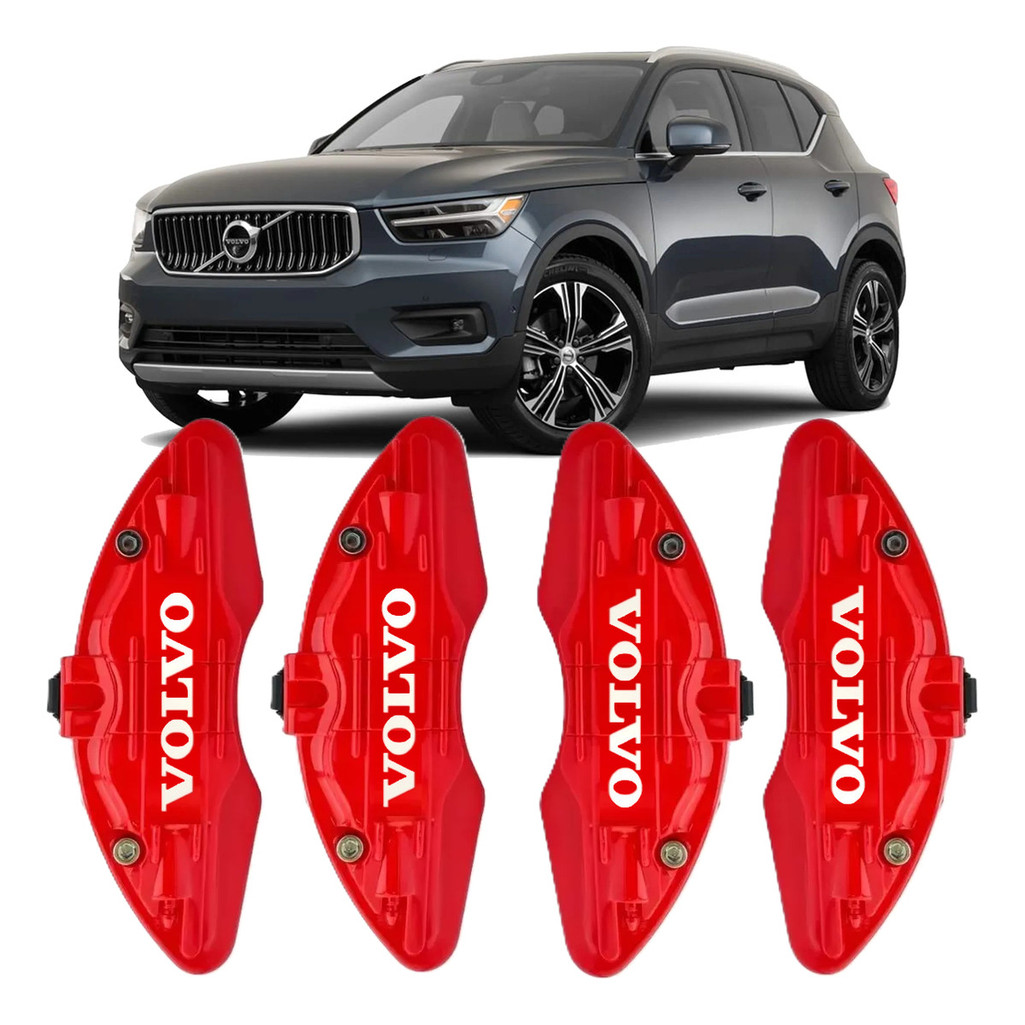 Capa Pinça De Freio 4pç C/ Travas Volvo Xc40 2018 A 2023