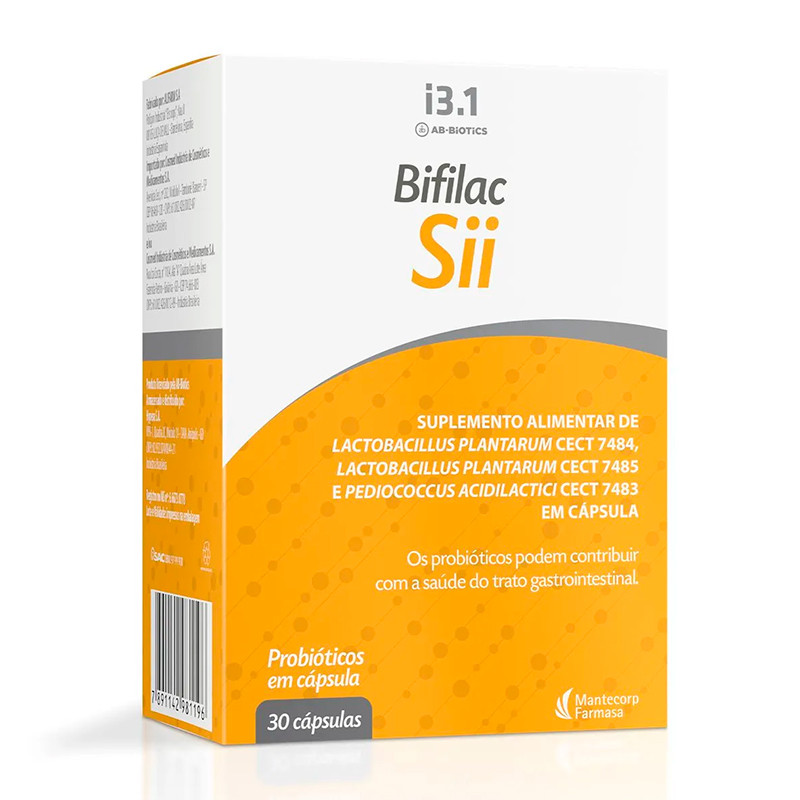Suplemento Alimentar Bifilac Sii 30 Cápsulas - Mantecorp
