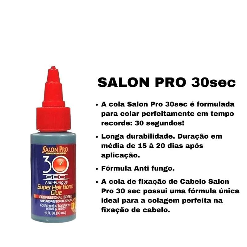 Pinça De Precisão curvada Para Cilios Furta Cor+Cola para Extensão de Cílios 30 Sec Salon Pro 30ml (S16)