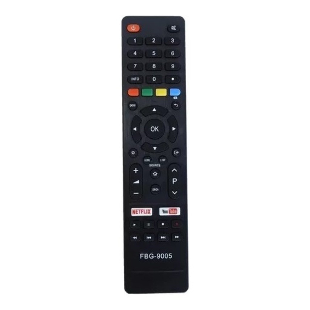 Controle Remoto Philco FBG-9005 Compatível com TVs Philco Netflix YouTube

