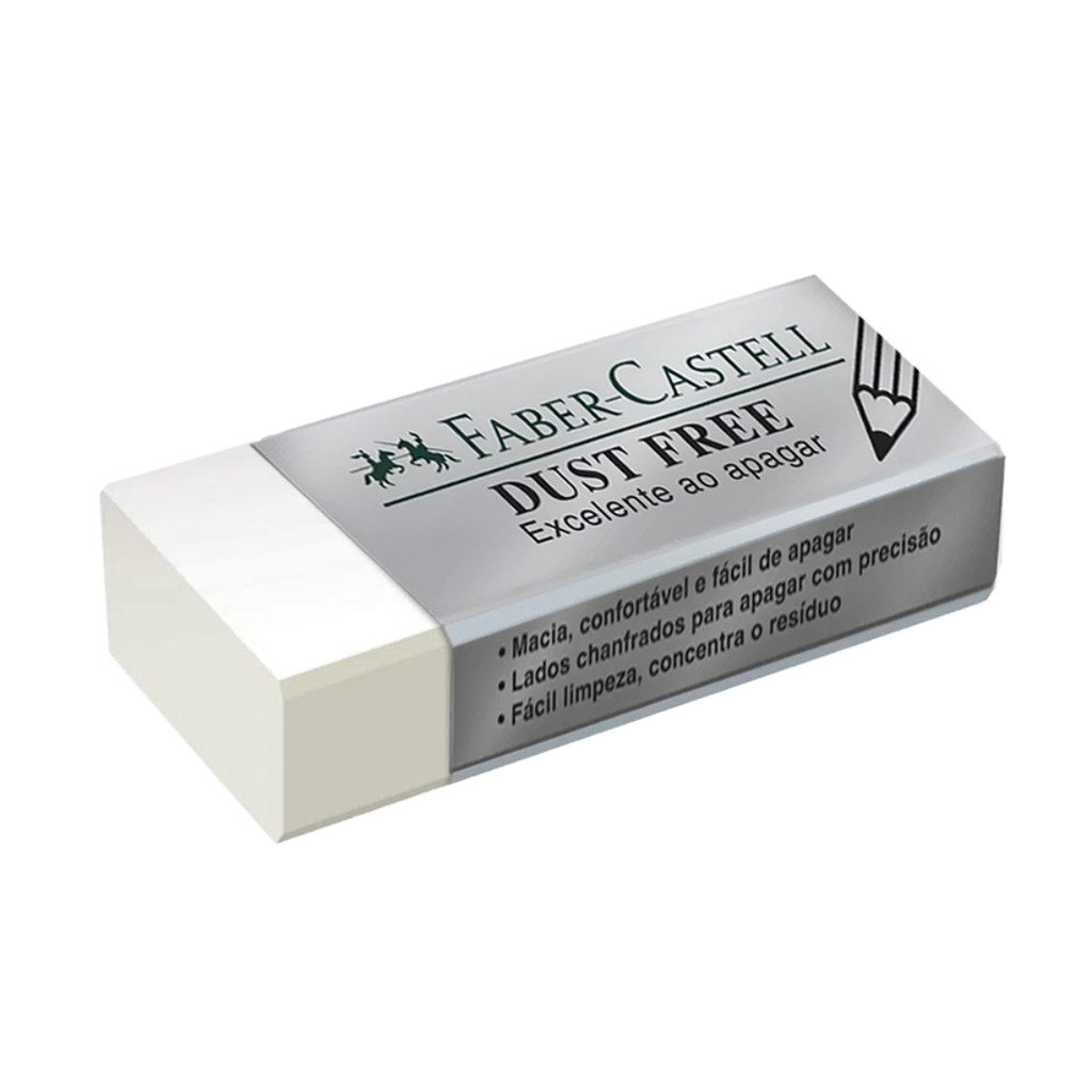 Borracha branca técnica Pequena Dust Free Faber Castell
