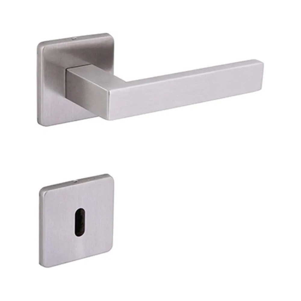 Fechadura Interna Quadratta 55mm Aço Inox Escovado 4098900/55 IE Arouca