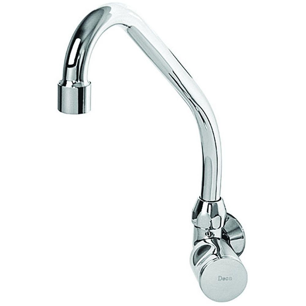 Torneira Para Cozinha De Parede Bica Alta Aspen Cromado Deca em Oferta na Shopee
