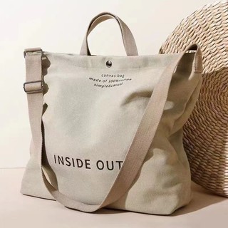 Bolsa de lona simples transversal de cor lisa Bolsa retrô Bolsa de viagem Bolsa de classe de estudante Bolsa transversal