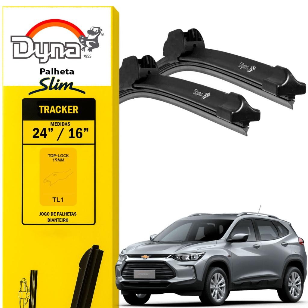 Par palheta parabrisa dianteiro Tracker 2020 em diante Original Dyna Alta Durabilidade em Oferta na Shopee